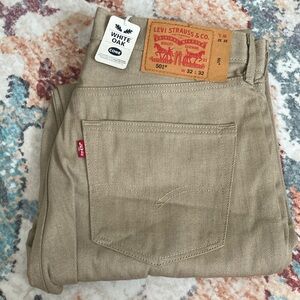 Brand New with Tags Levi Strauss & Co. Original 501 Beige Jeans